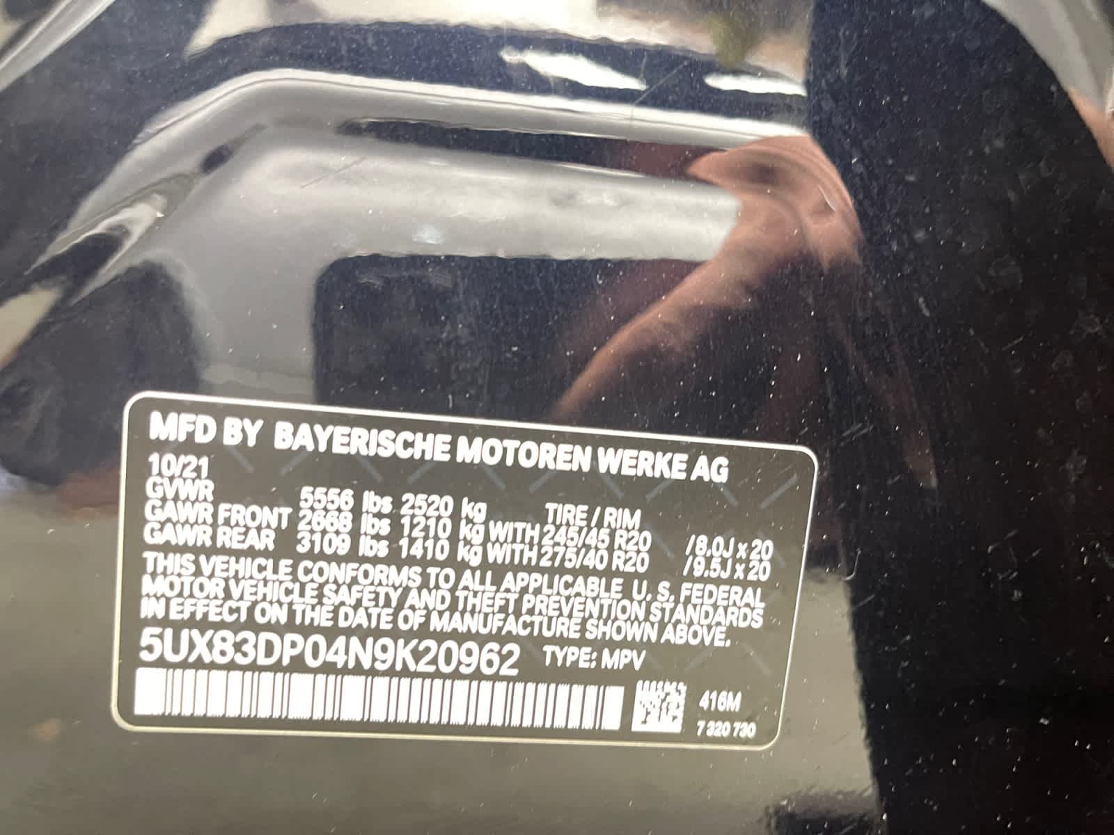 used 2022 BMW X3 car, priced at $49,898