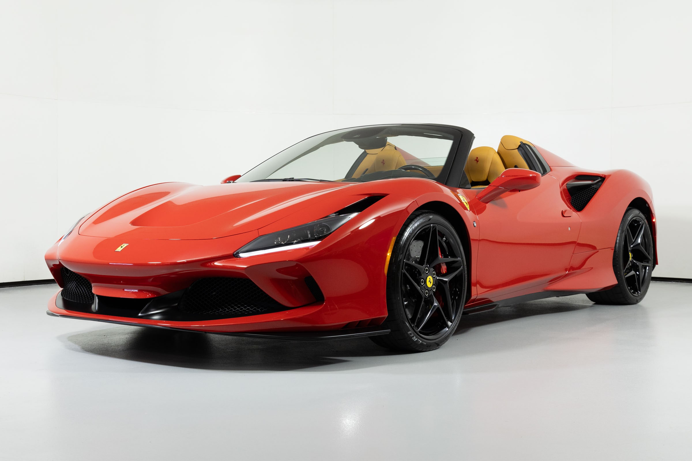used 2021 Ferrari F8 Spider car, priced at $449,900