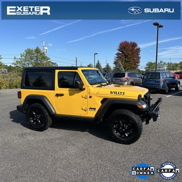 used 2021 Jeep Wrangler car, priced at $23,833