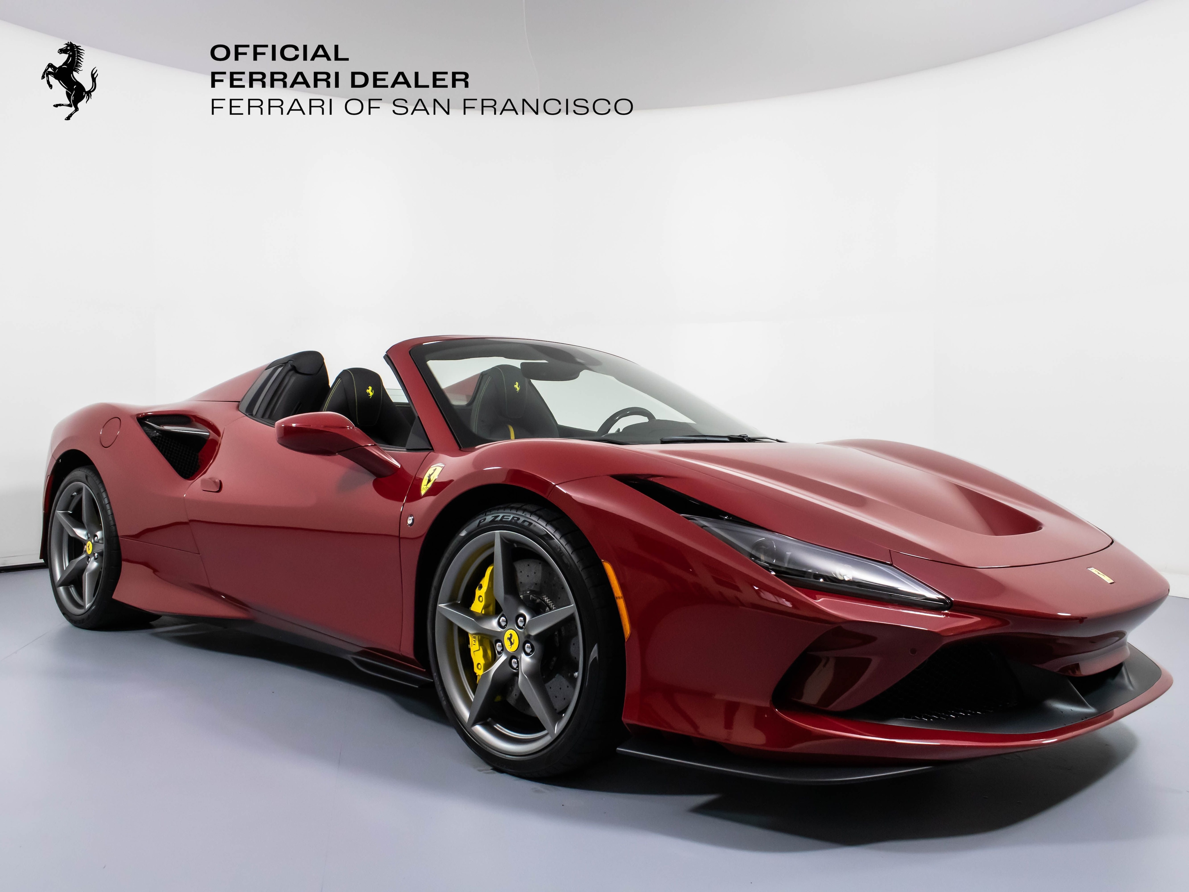 used 2021 Ferrari F8 Spider car, priced at $447,000