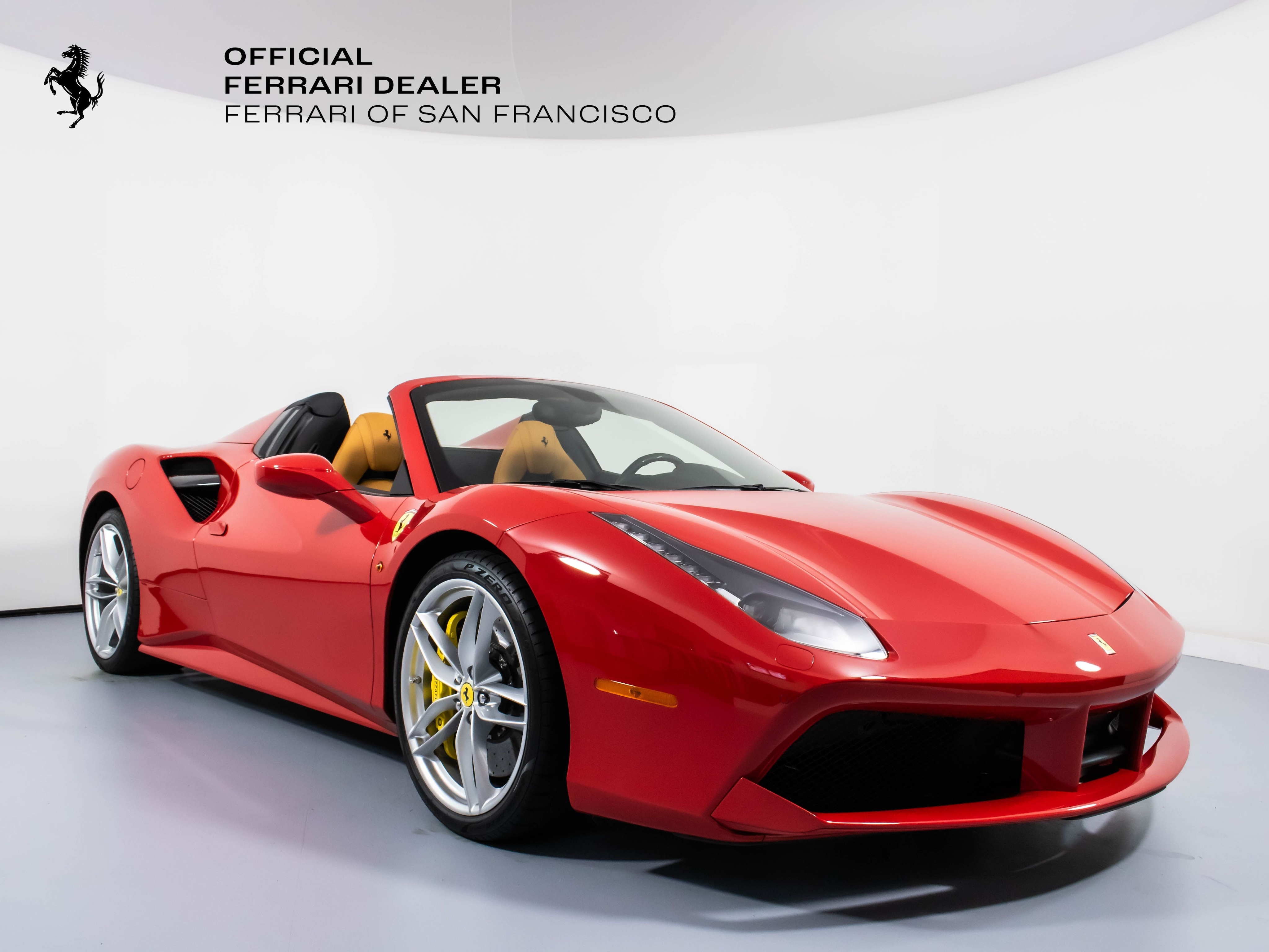 used 2017 Ferrari 488 Spider car, priced at $299,999