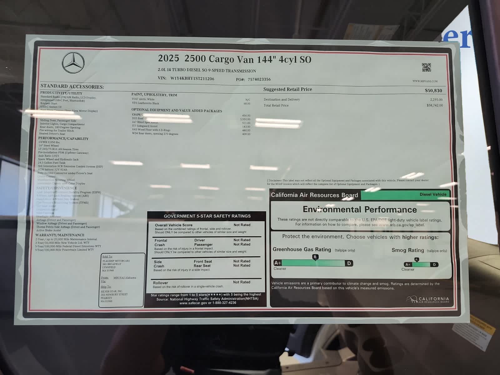 new 2025 Mercedes-Benz Sprinter car