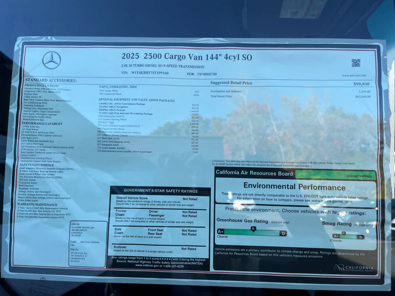 new 2025 Mercedes-Benz Sprinter car