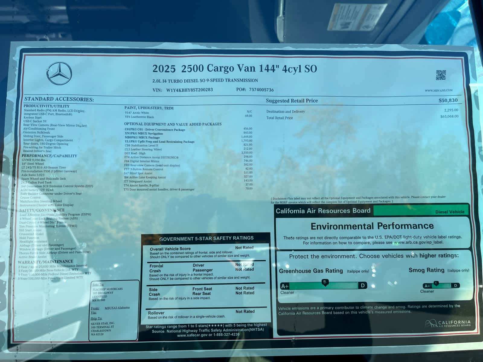 new 2025 Mercedes-Benz Sprinter car