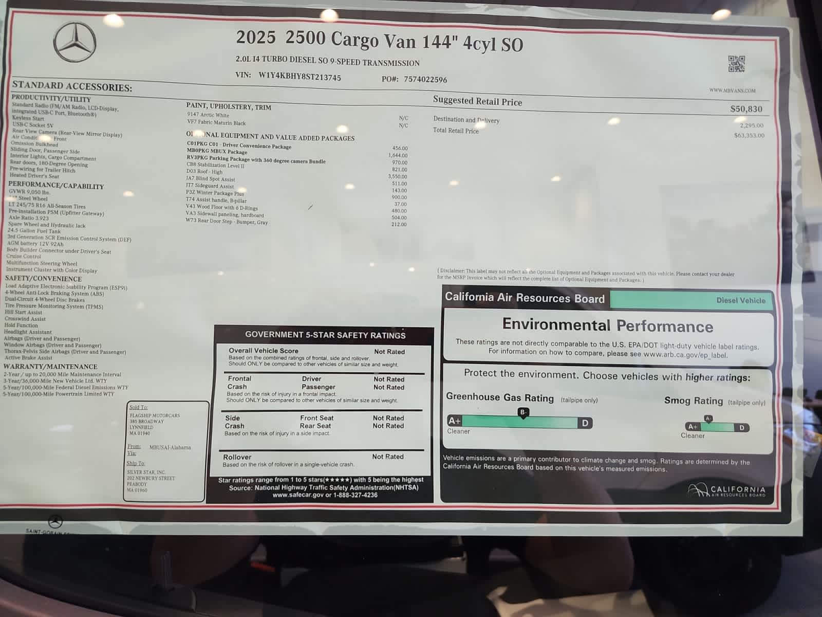 new 2025 Mercedes-Benz Sprinter car