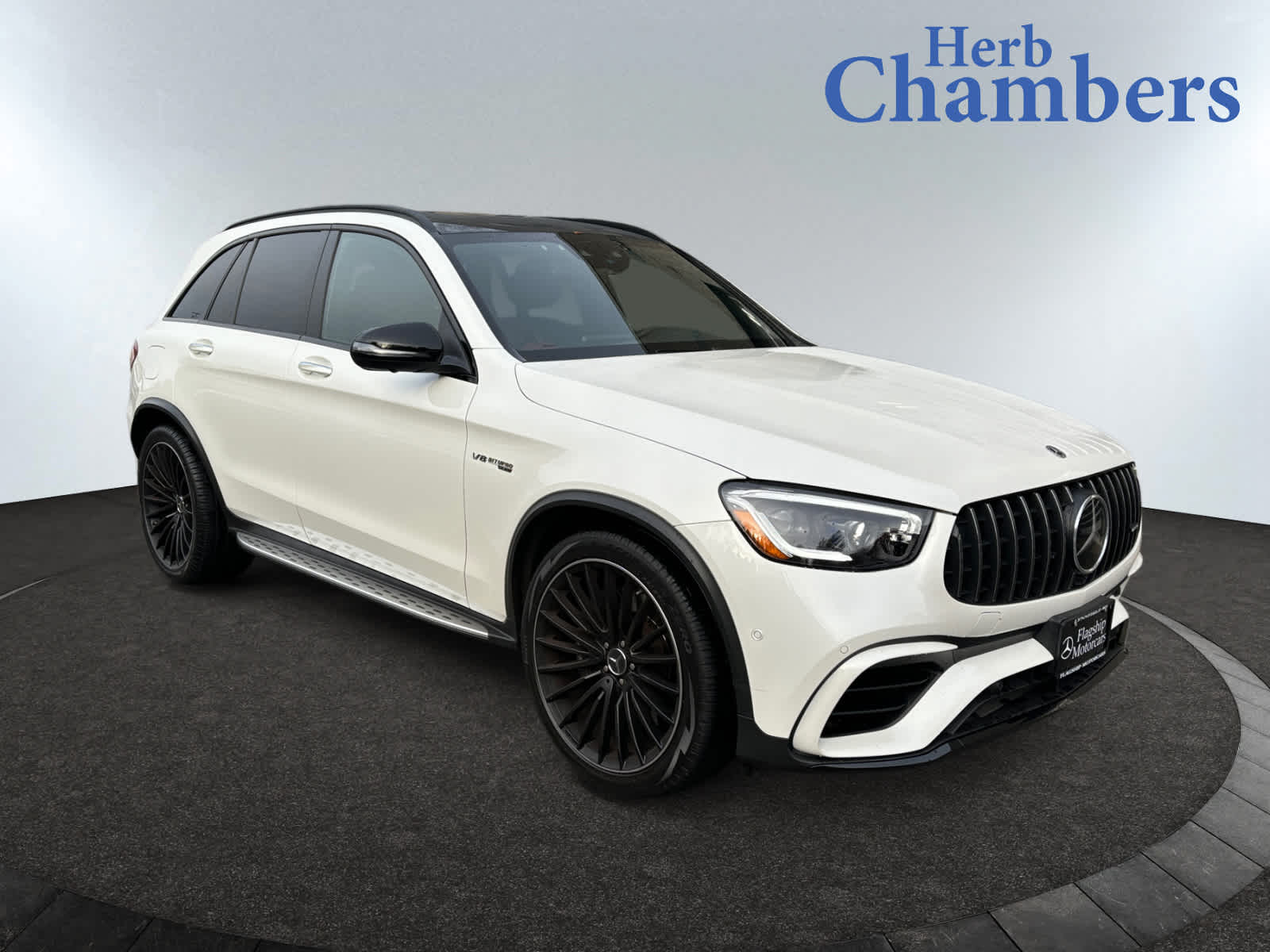 used 2021 Mercedes-Benz AMG GLC 63 car, priced at $60,998