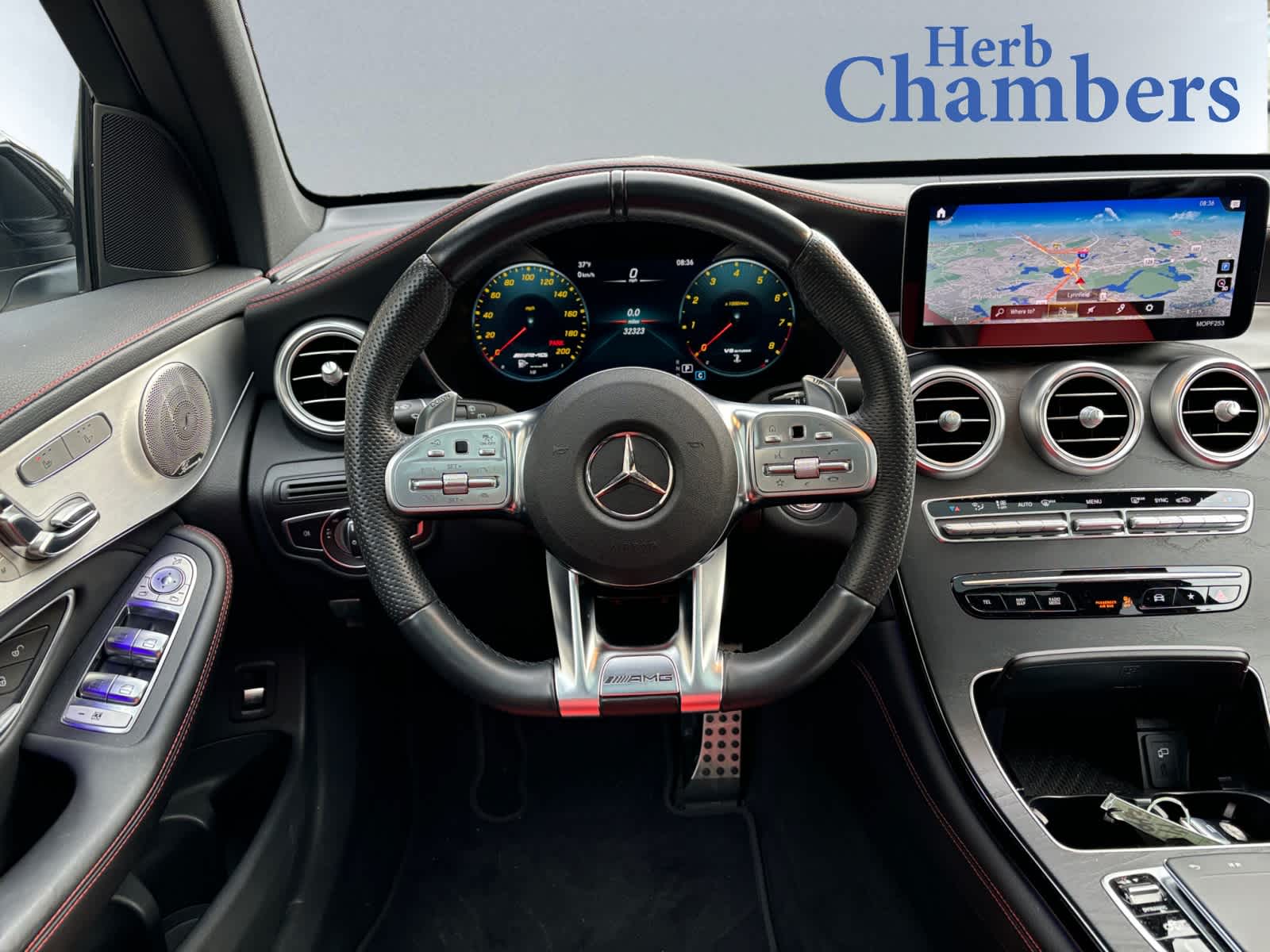 used 2021 Mercedes-Benz AMG GLC 63 car, priced at $60,998