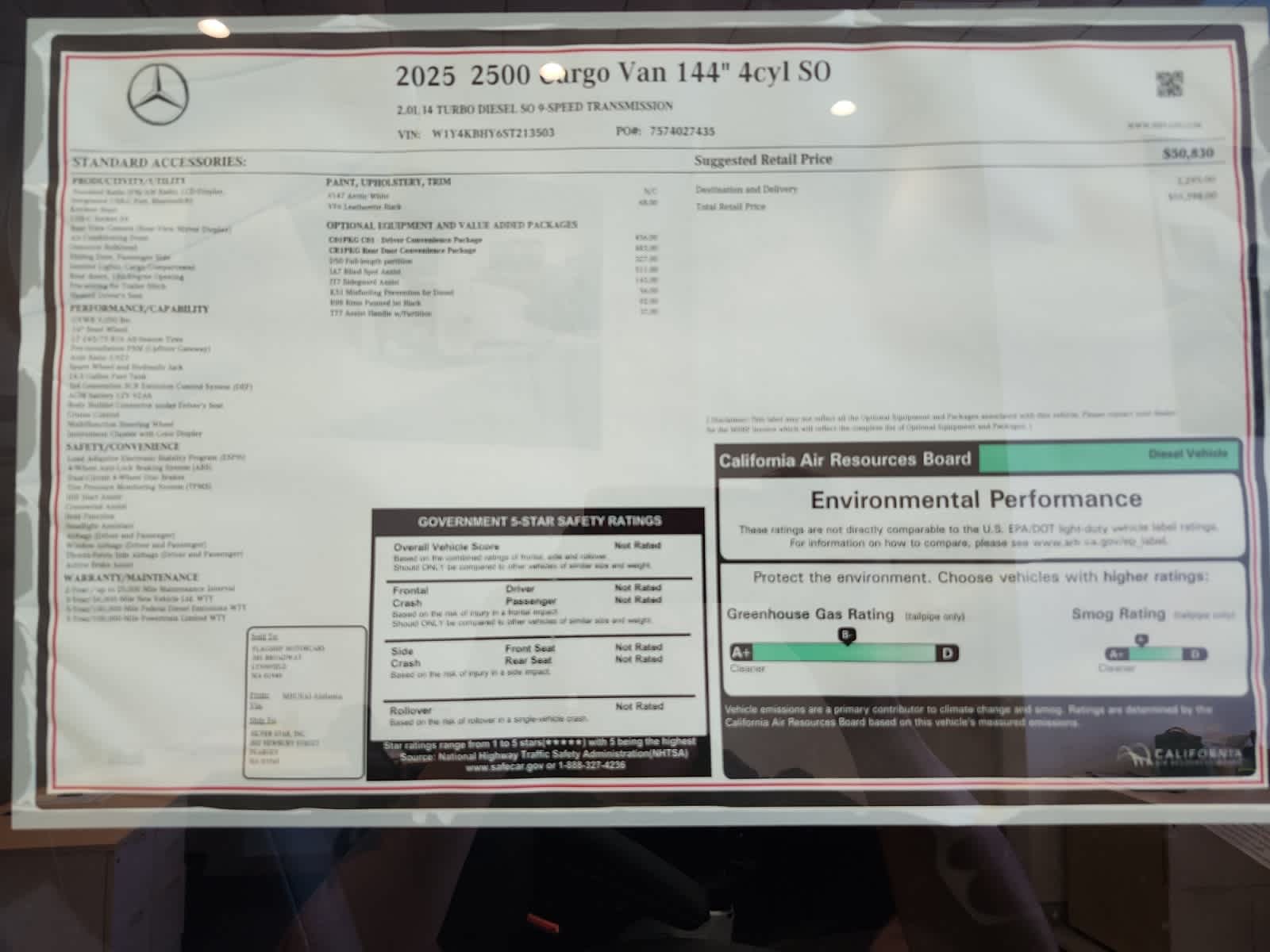 new 2025 Mercedes-Benz Sprinter car