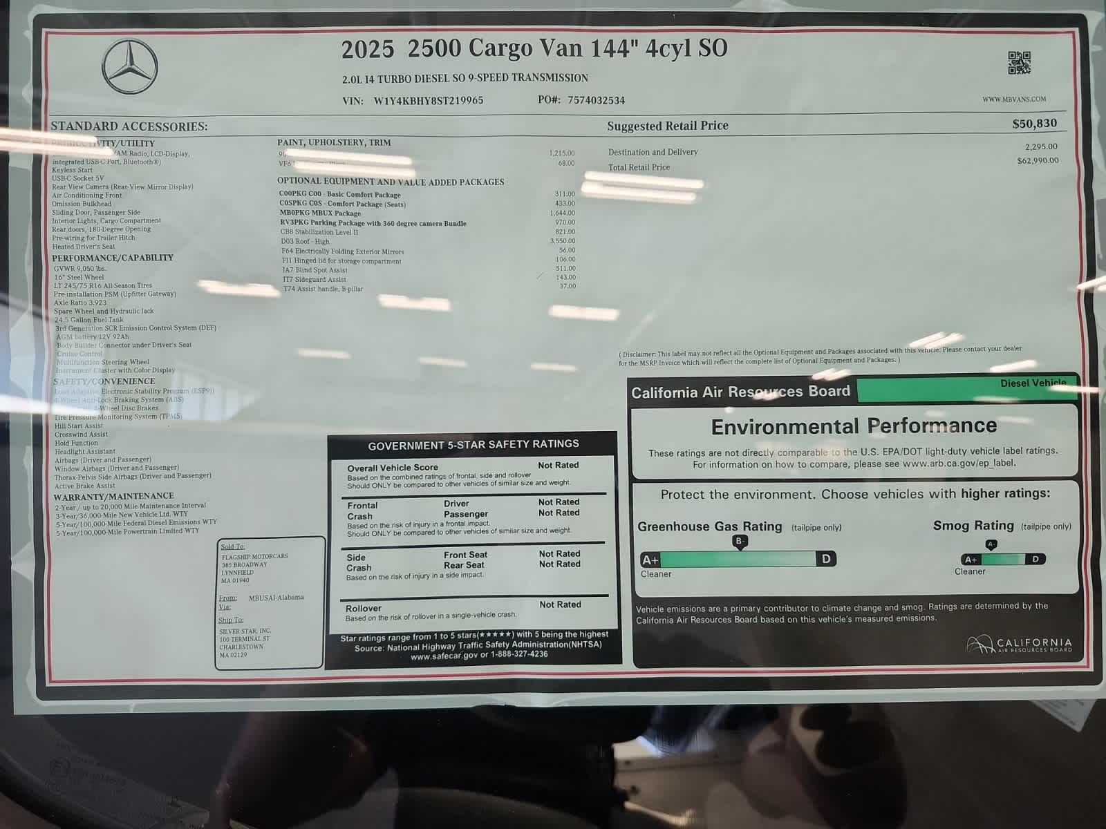 new 2025 Mercedes-Benz Sprinter car