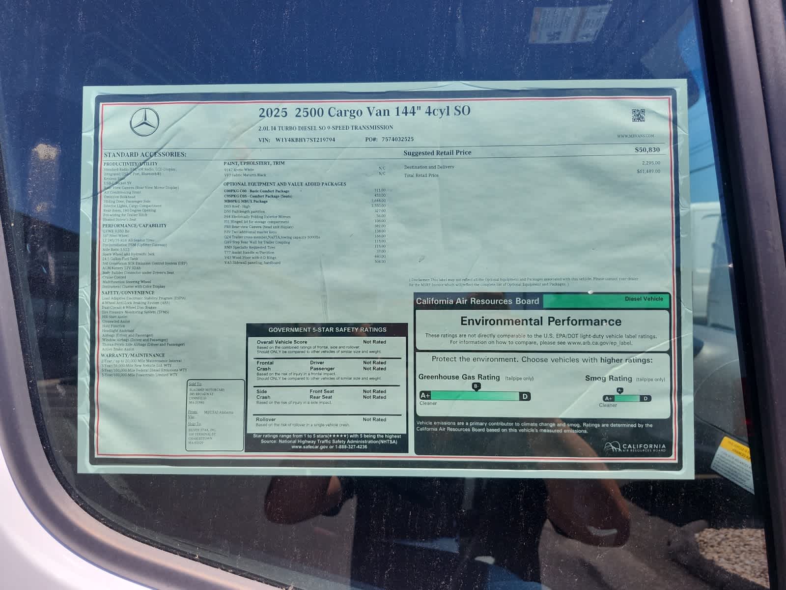 new 2025 Mercedes-Benz Sprinter car
