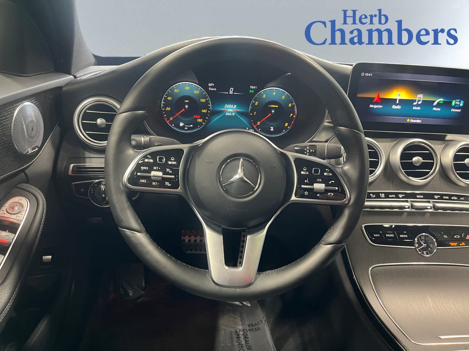 used 2021 Mercedes-Benz C-Class car, priced at $29,998