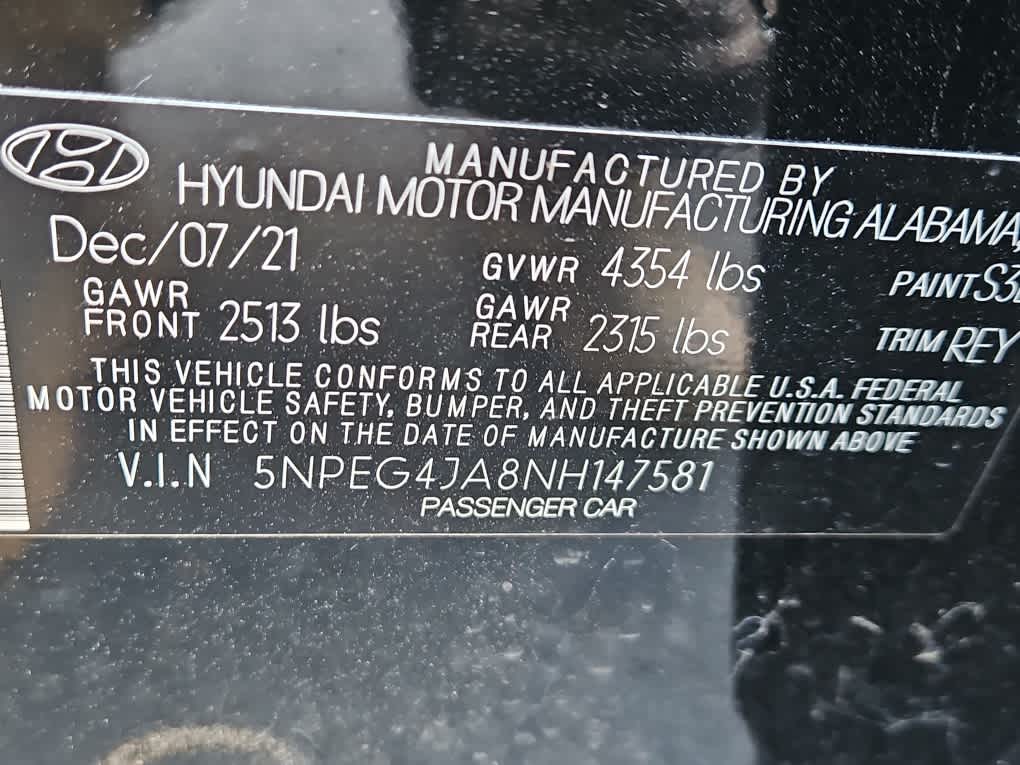 used 2022 Hyundai Sonata car, priced at $19,397