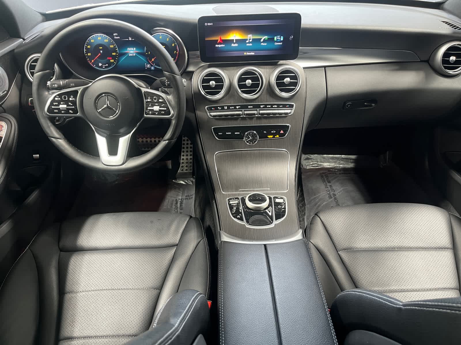 used 2021 Mercedes-Benz C-Class car, priced at $29,998