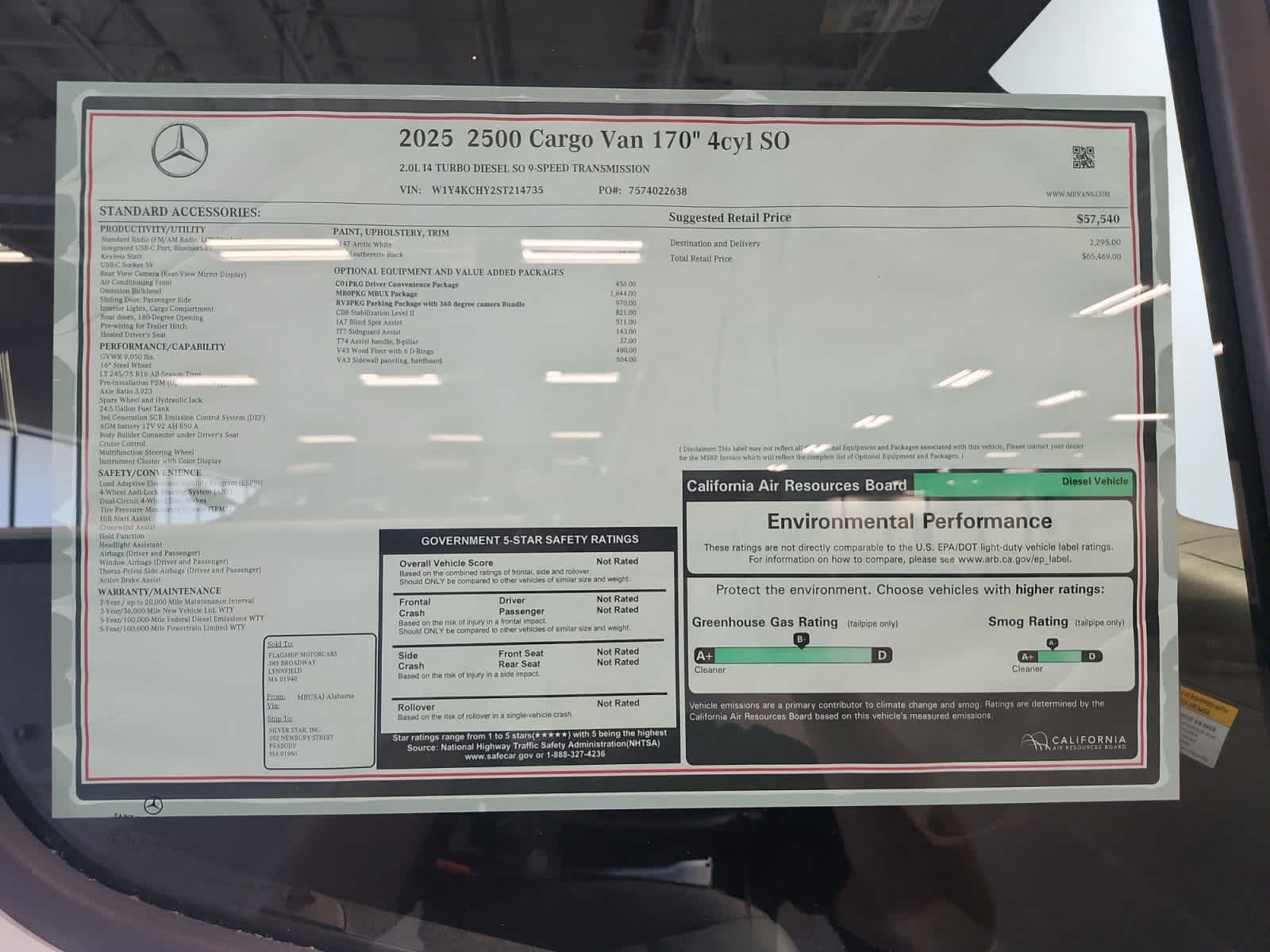 new 2025 Mercedes-Benz Sprinter car