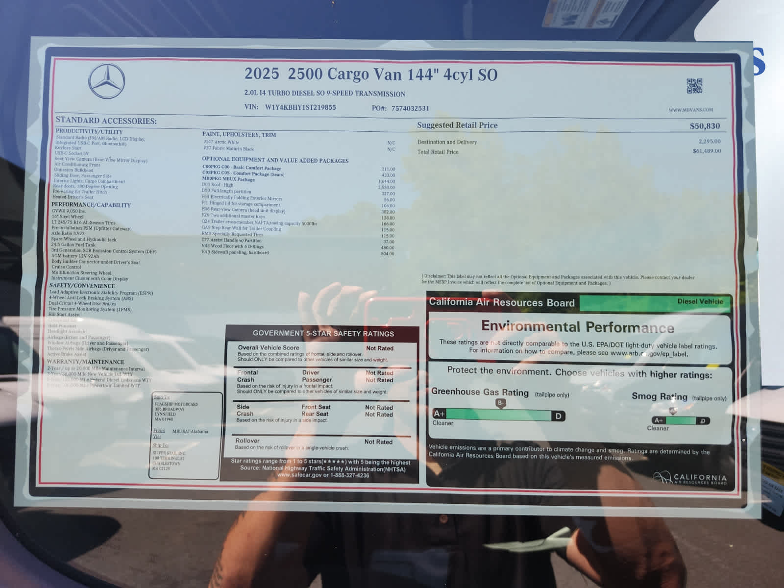 new 2025 Mercedes-Benz Sprinter car