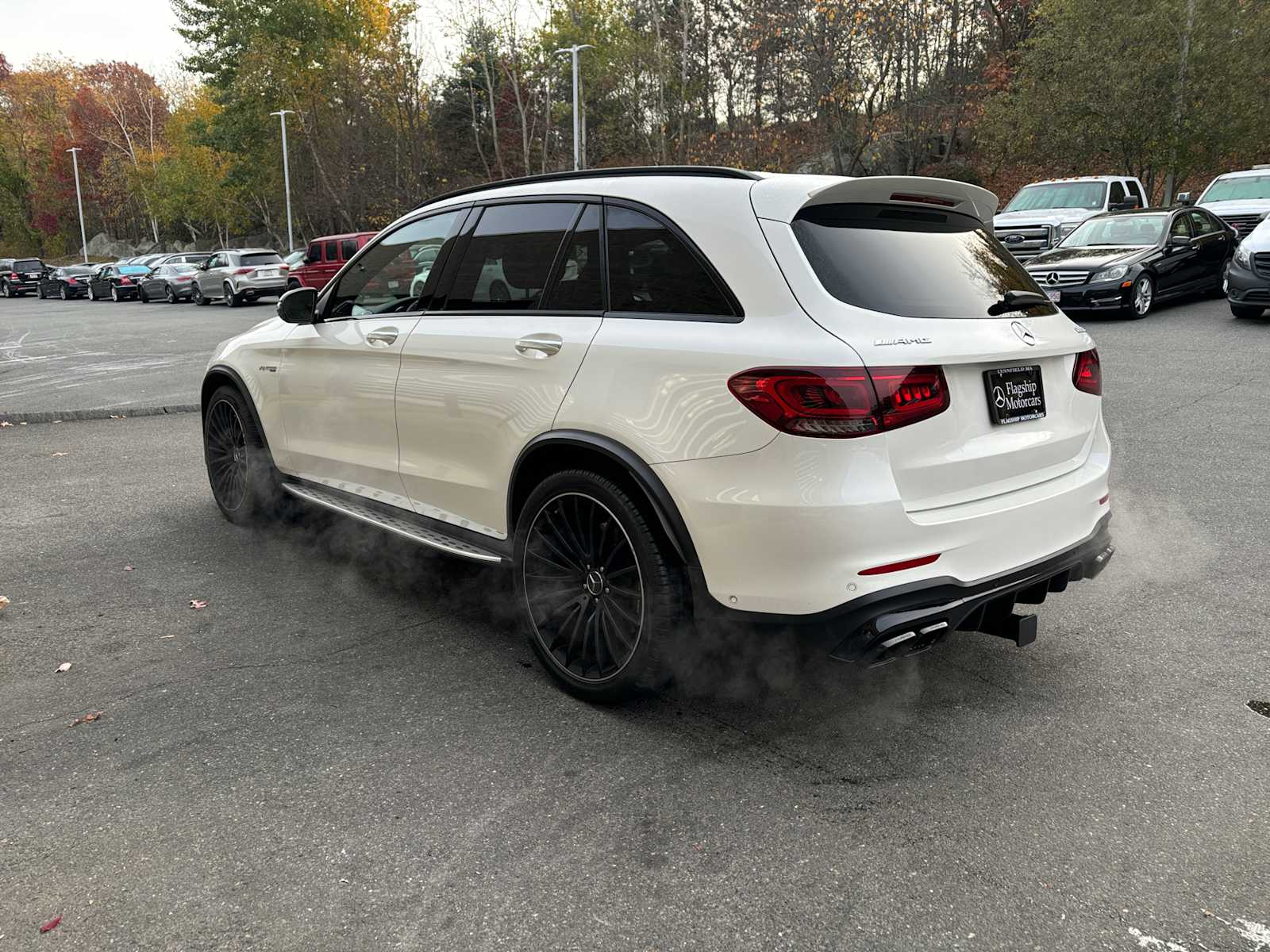 used 2021 Mercedes-Benz AMG GLC 63 car, priced at $60,998