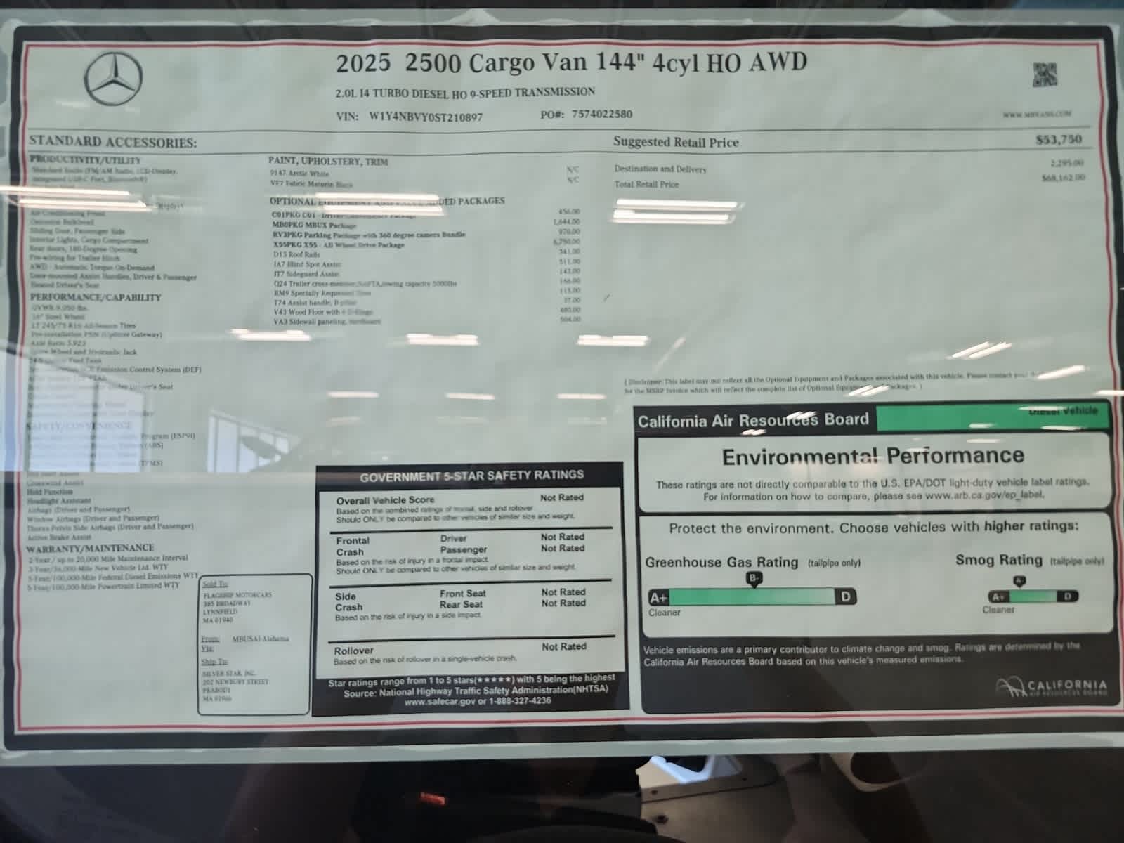 new 2025 Mercedes-Benz Sprinter car
