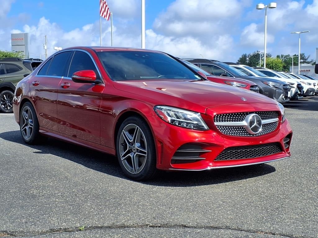 used 2021 Mercedes-Benz C-Class car, priced at $23,900