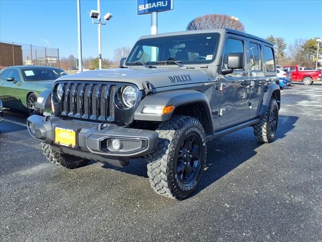 used 2021 Jeep Wrangler car, priced at $29,900