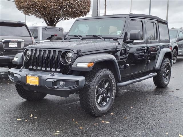 used 2021 Jeep Wrangler car, priced at $30,900