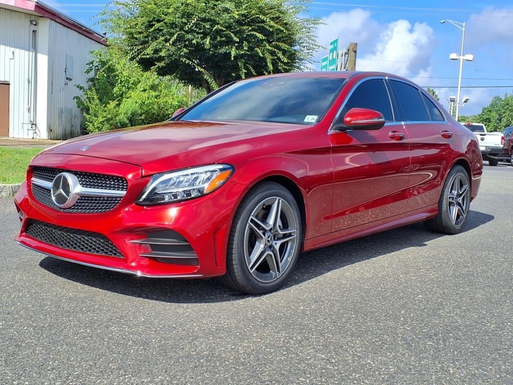 used 2021 Mercedes-Benz C-Class car, priced at $23,900