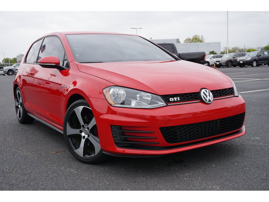 used 2016 Volkswagen Golf GTI car, priced at $19,900