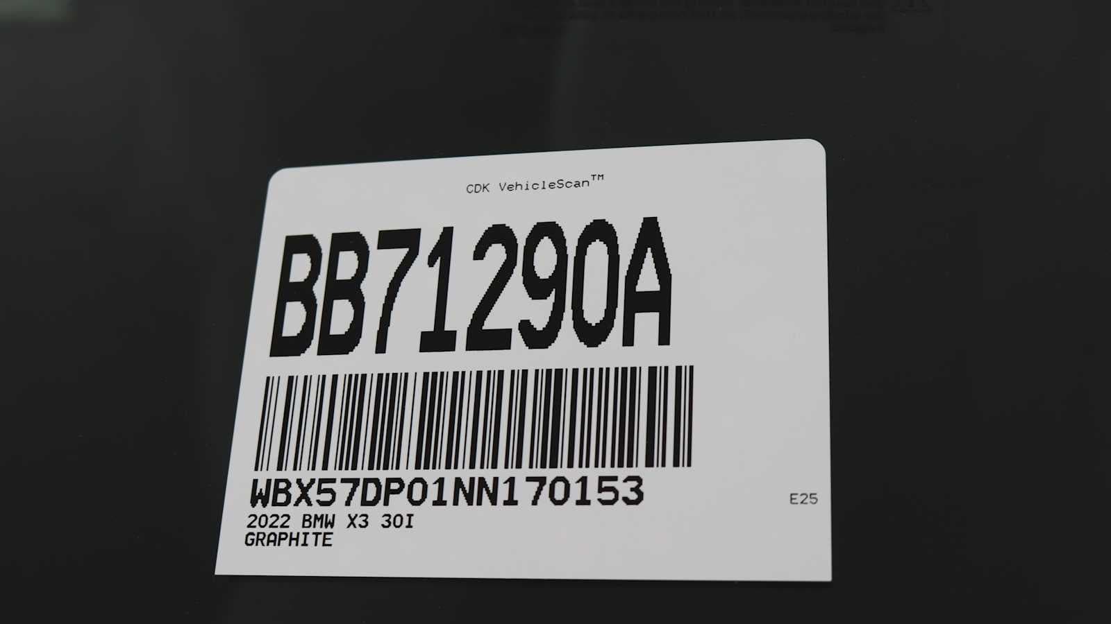 used 2022 BMW X3 car, priced at $36,698