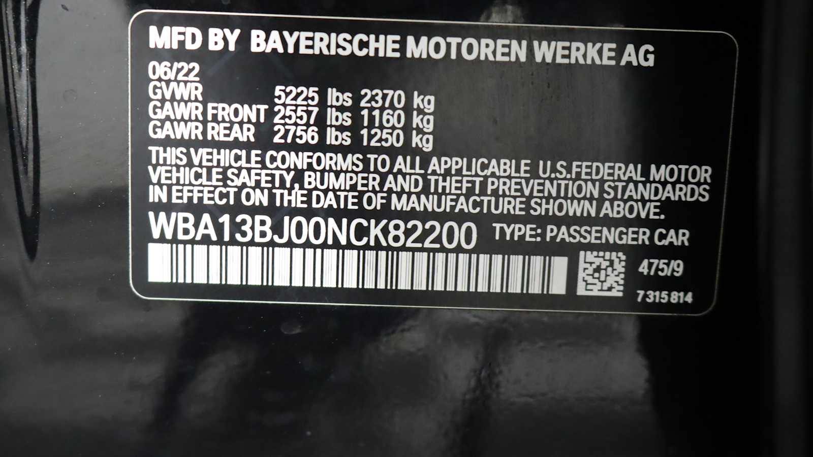 used 2022 BMW 530i car, priced at $43,598