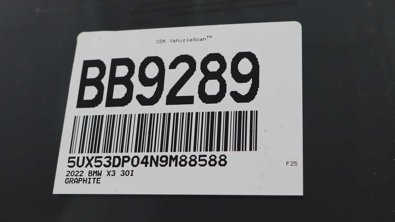used 2022 BMW X3 car, priced at $36,798