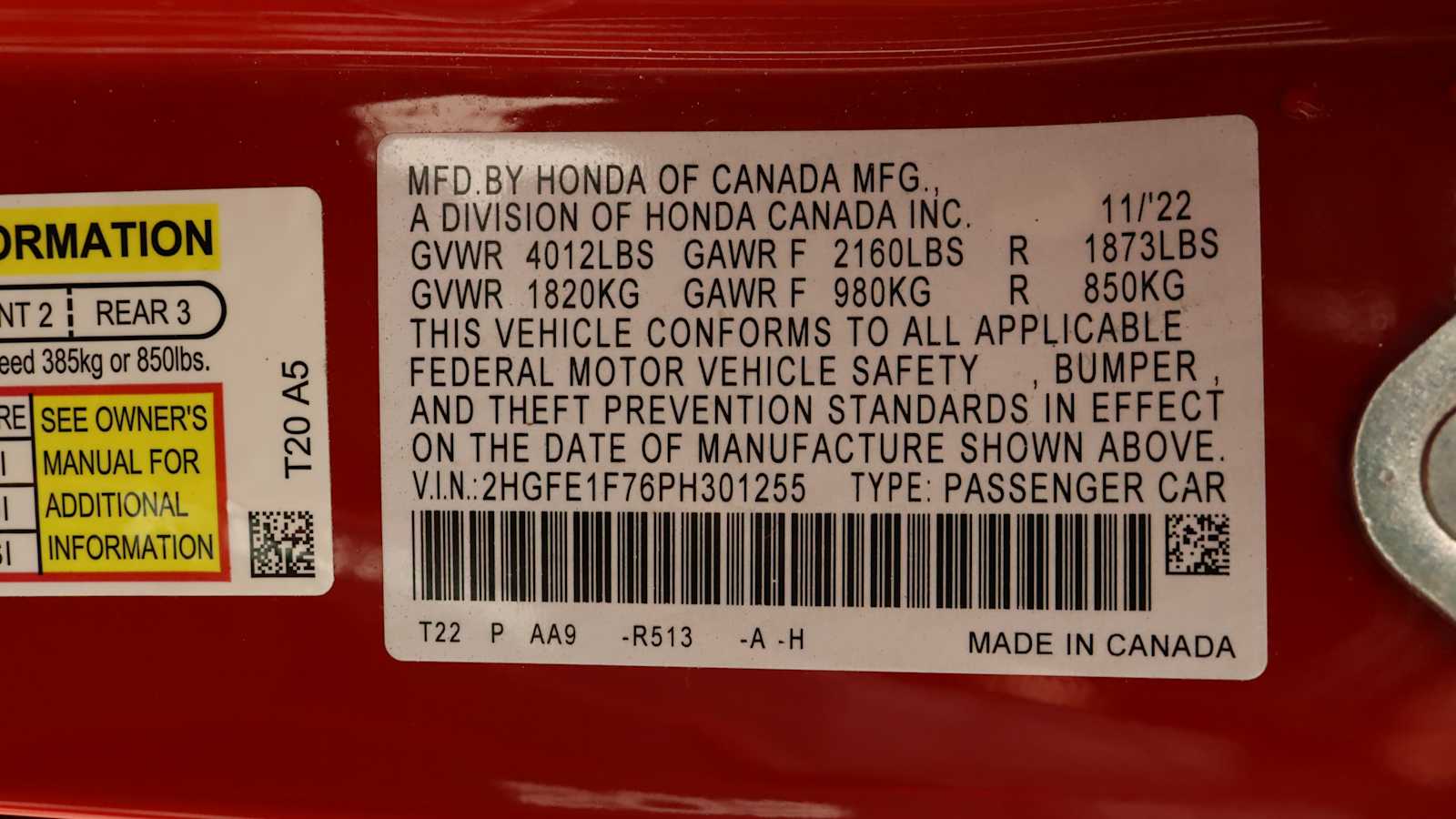 used 2023 Honda Civic car, priced at $24,798