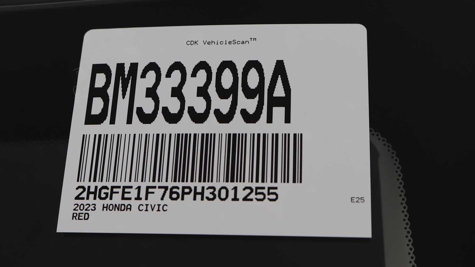 used 2023 Honda Civic car, priced at $24,798