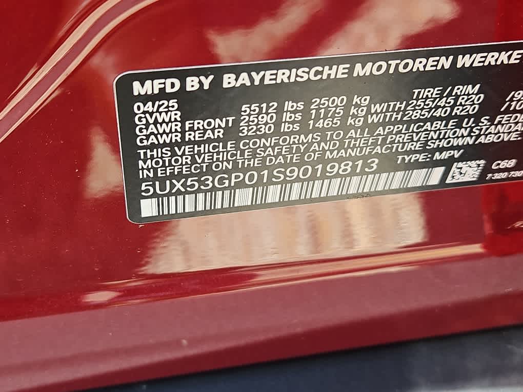 new 2025 BMW X3 car, priced at $57,075