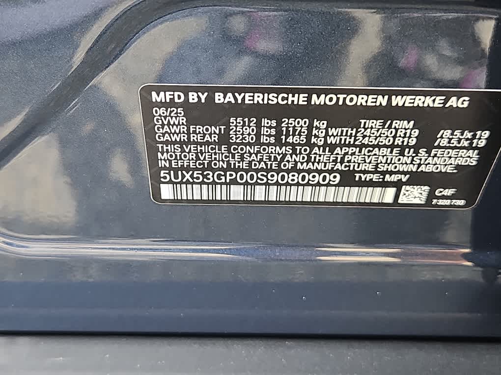 new 2025 BMW X3 car, priced at $59,235