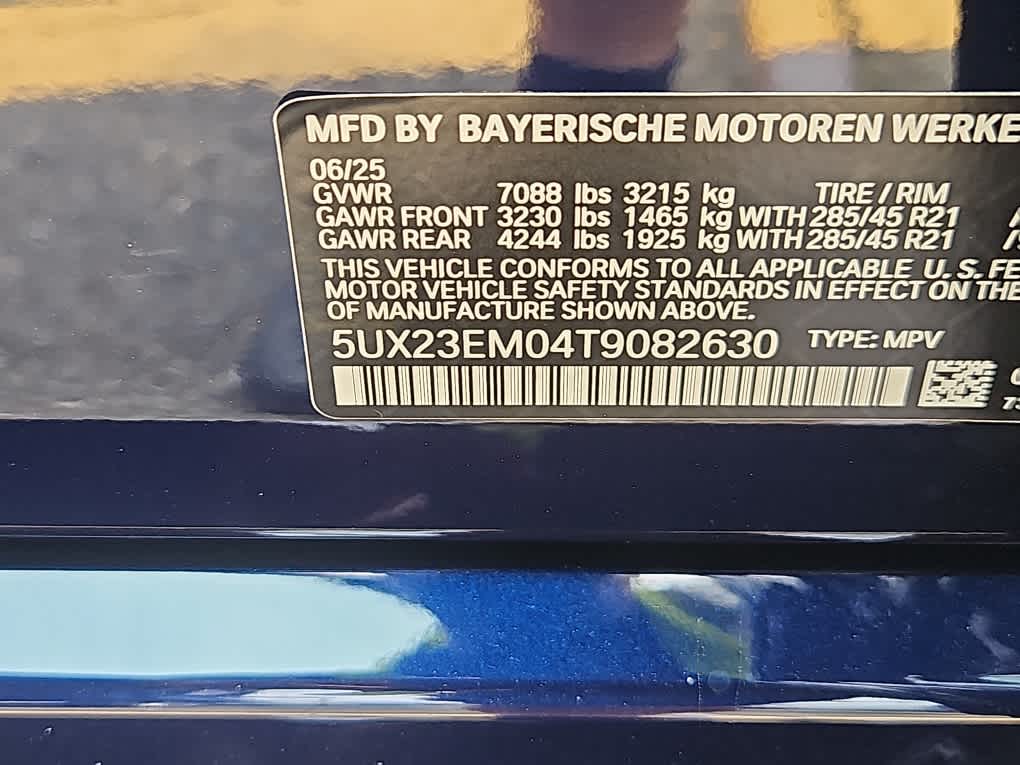 new 2026 BMW X7 car, priced at $94,265