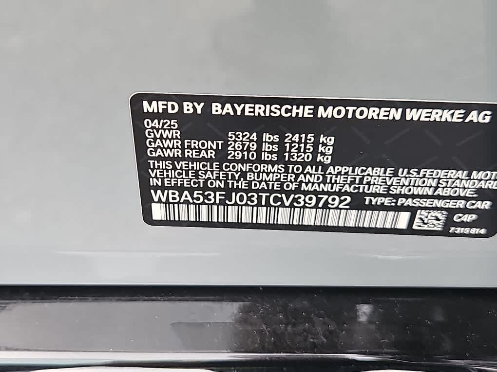 new 2026 BMW 5-Series car, priced at $68,140