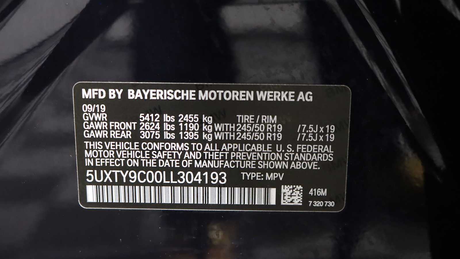 used 2020 BMW X3 car, priced at $32,698