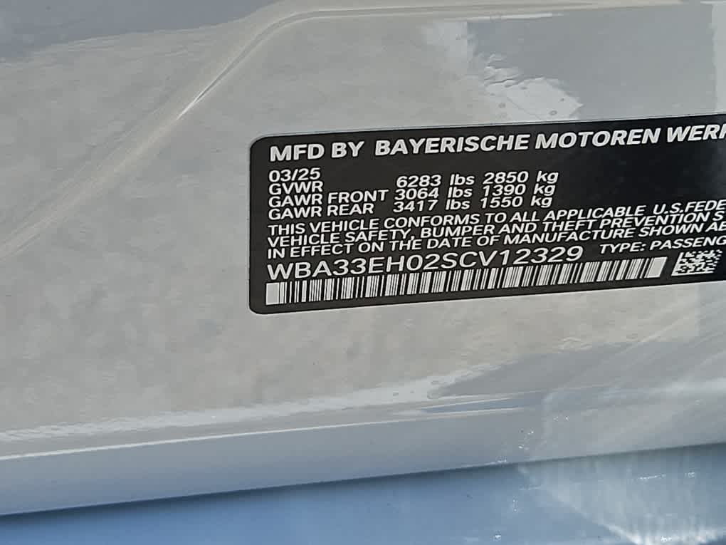 new 2025 BMW 7-Series car, priced at $107,025