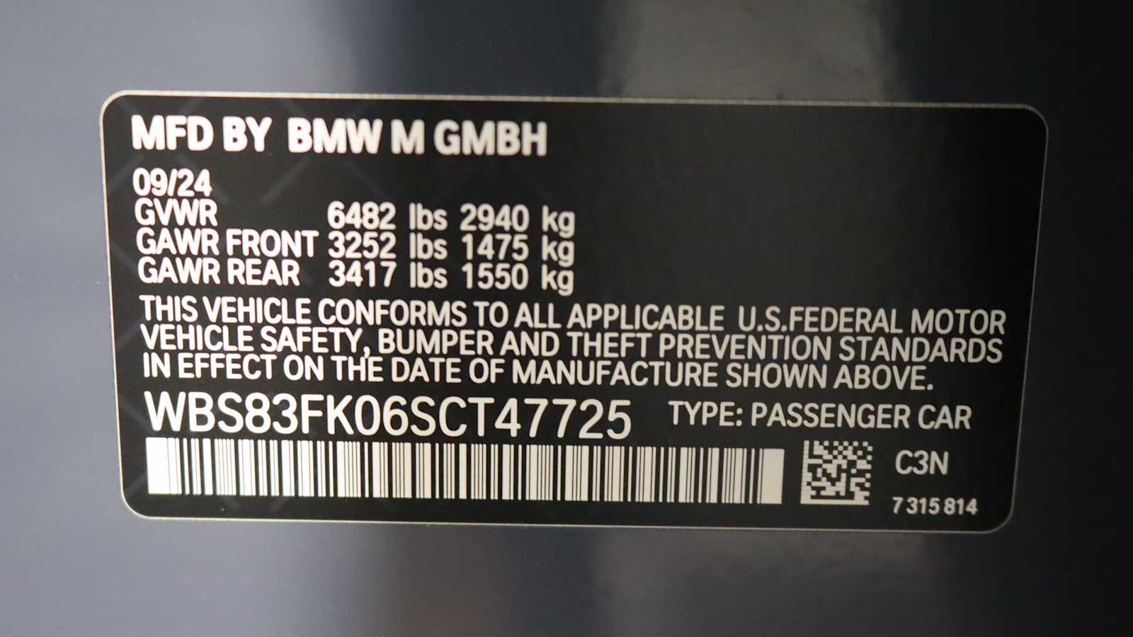 new 2025 BMW M5 car, priced at $131,125