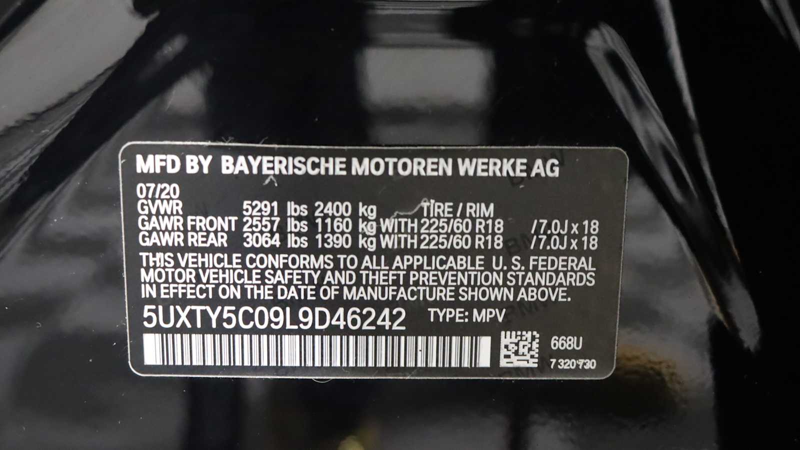used 2020 BMW X3 car, priced at $23,698