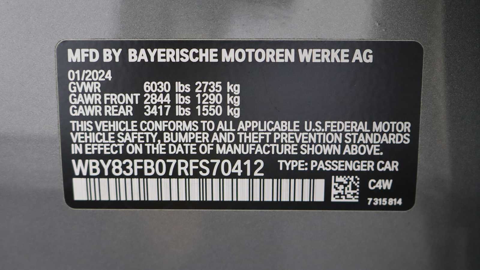 used 2024 BMW i4 car, priced at $56,398