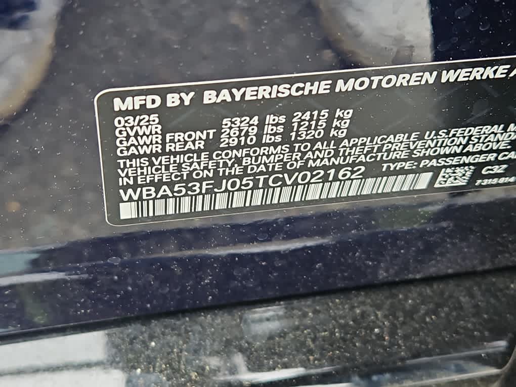 new 2026 BMW 5-Series car, priced at $69,025