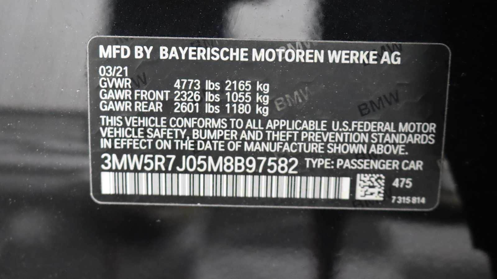 used 2021 BMW 330i car, priced at $29,798