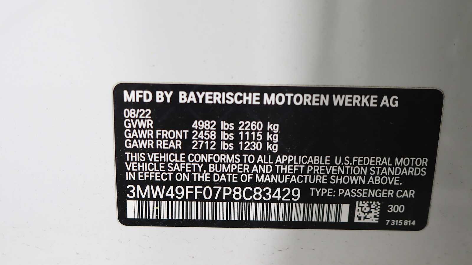 used 2023 BMW M340i car, priced at $56,898