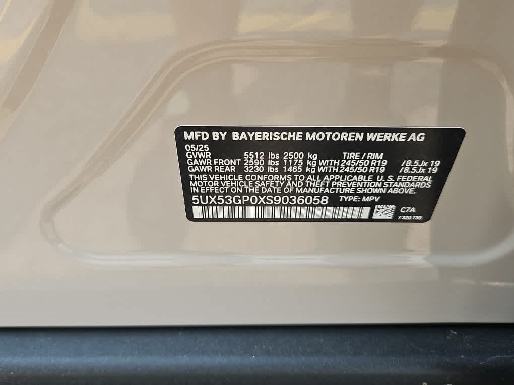 new 2025 BMW X3 car, priced at $57,160