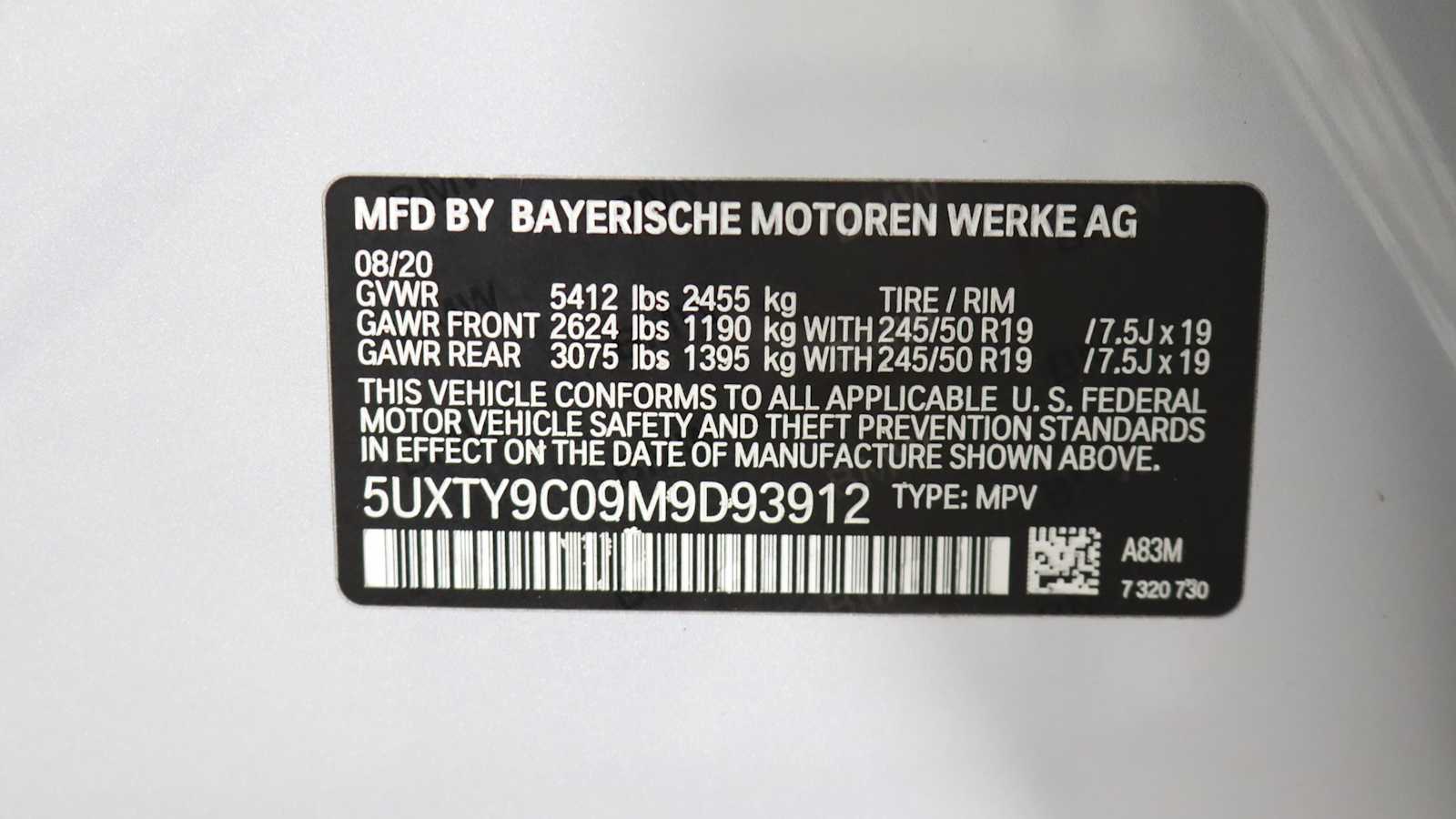 used 2021 BMW X3 car, priced at $37,598