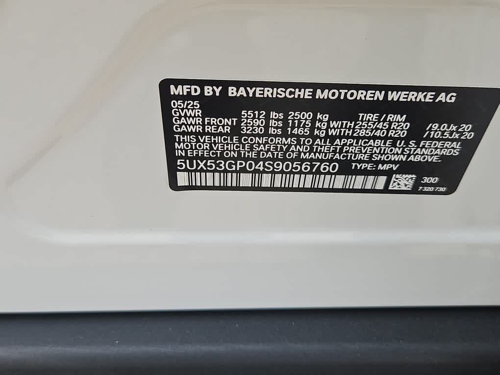 new 2025 BMW X3 car, priced at $55,360