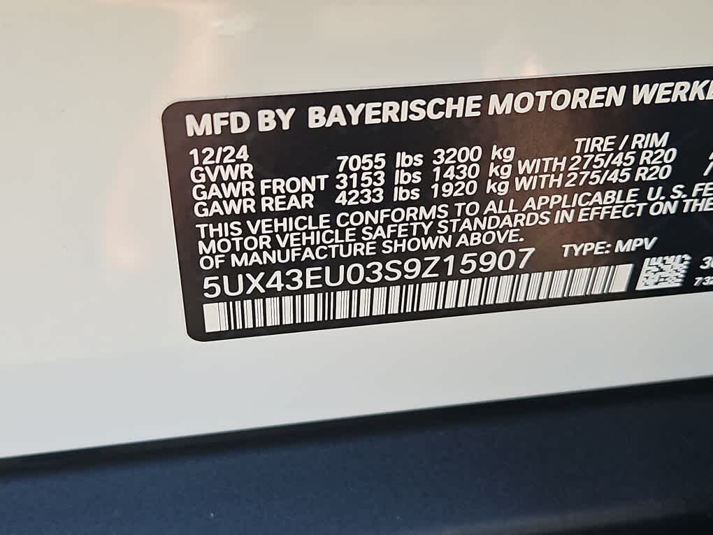 new 2025 BMW X5 PHEV car, priced at $77,225