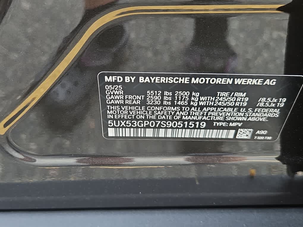 new 2025 BMW X3 car, priced at $56,910