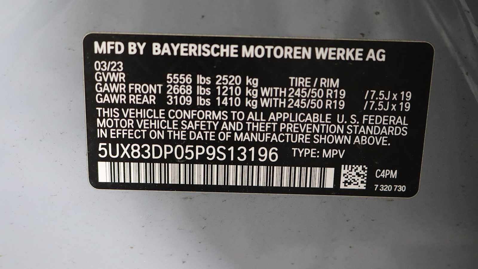 used 2023 BMW X3 car, priced at $56,698