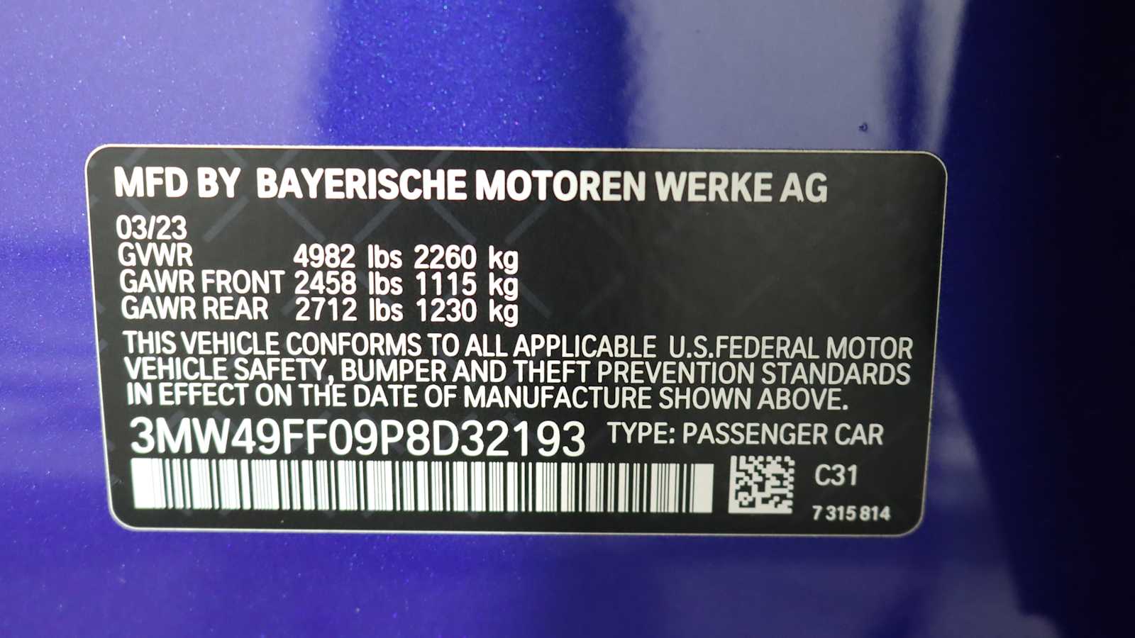 used 2023 BMW M340i car, priced at $58,598